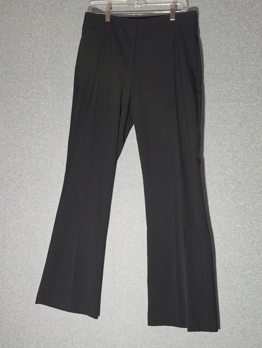 Roz & Ali Black Boot-Cut Dress Pants
